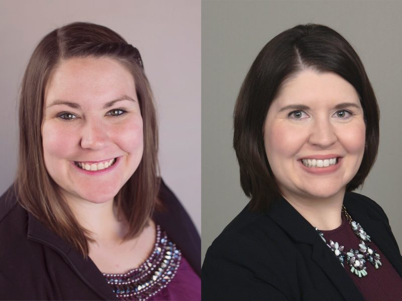 Amber Desgranges and Rachel Ruddock of the Michigan Primary Care Association.