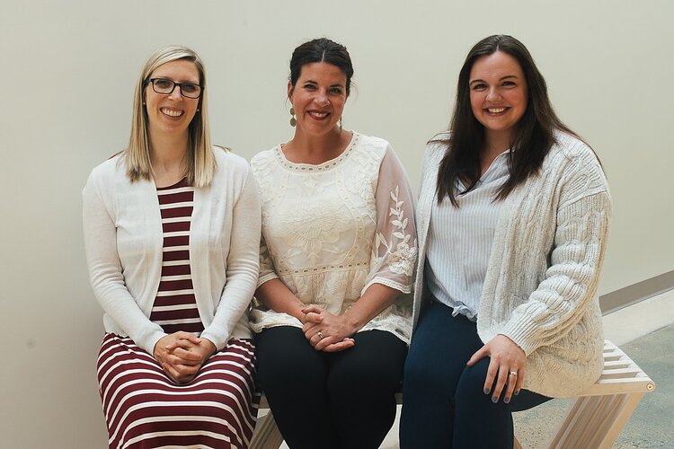 Courtney Wilder, Laurel Buck, and Julia McCarter.