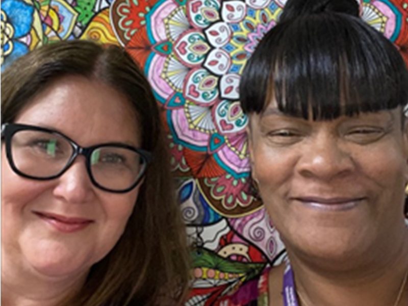 Elizabeth Wygant and Kimberly Armstrong