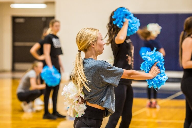 Before the television appearance, the team placed second in the state at the Mid American Pompon State Championship.