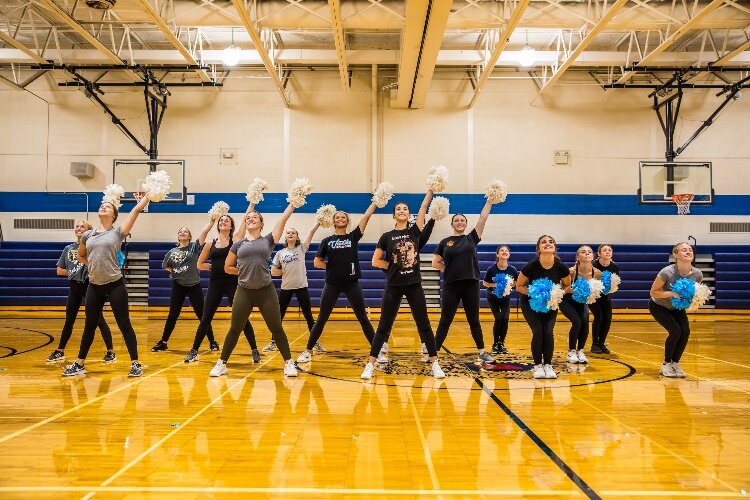 The team only had a few weeks to choreograph and learn a routine for the televised audition.