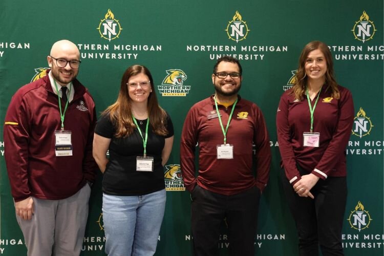 Central Michigan University Advisors at the Michigan Academic Advising (MIACADA) Conference at Northern Michigan University May 2024.
