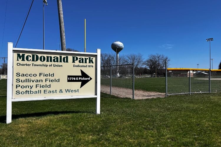 McDonald Park is a community park located adjacent to the Union Township Hall at 2010 S. Lincoln Road in Mt. Pleasant.