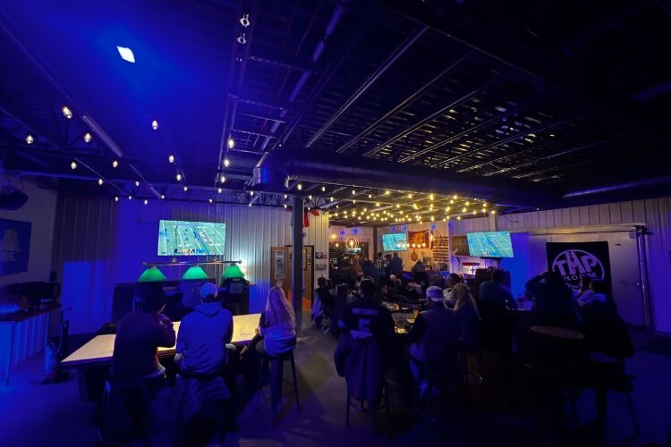During the Lions football playoffs, the Shifties Taproom hosted a watch party. 
