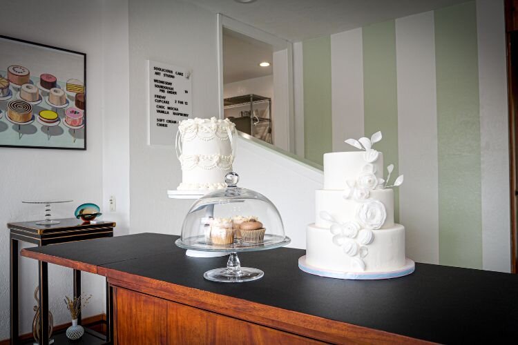 “Even though I don't have a counter to sell dessert every day, I want to add something special for people to enjoy—say on a Wednesday with sourdough, or Fridays with cupcakes,” says Soo Bradley. 