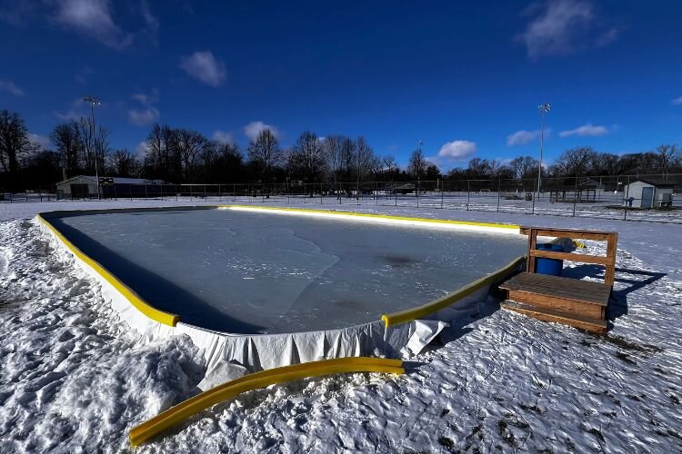 The Island Park Ice Rink is open for the 2025 winter season in Mt. Pleasant. 