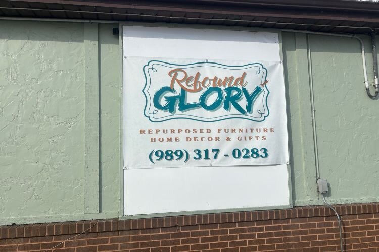 Specializing in repurposed furniture and unique home décor, Refound Glory features handmade crafts from 17 local vendors alongside their own custom creations.
