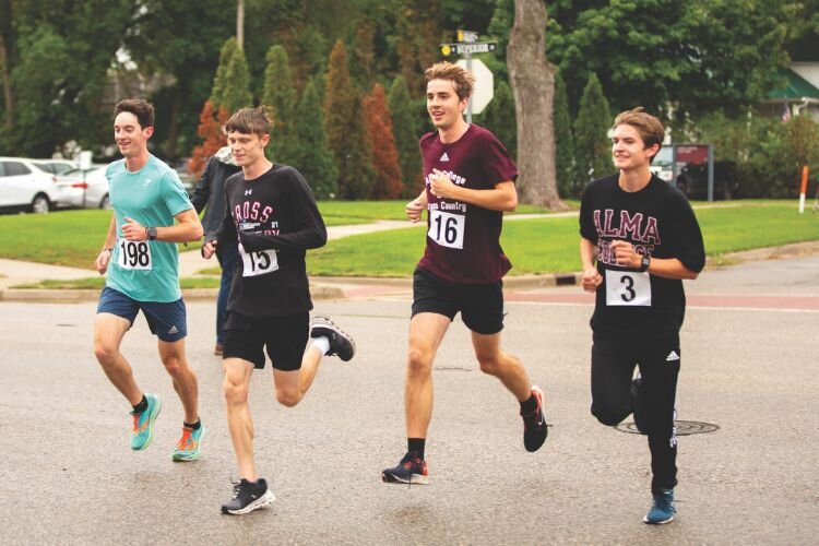 Alma College’s Homecoming Scot Trot in 2022.