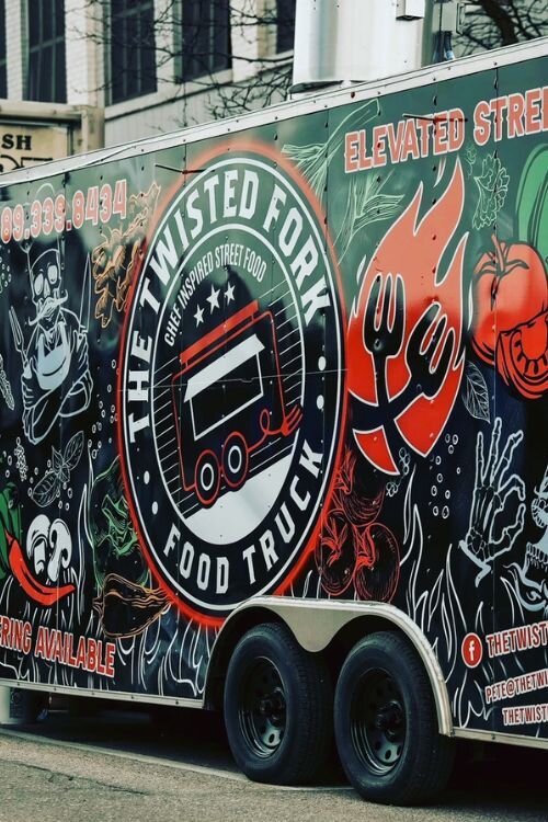 Photo of the Twisted Fork food truck courtesy of Pete Grondin.