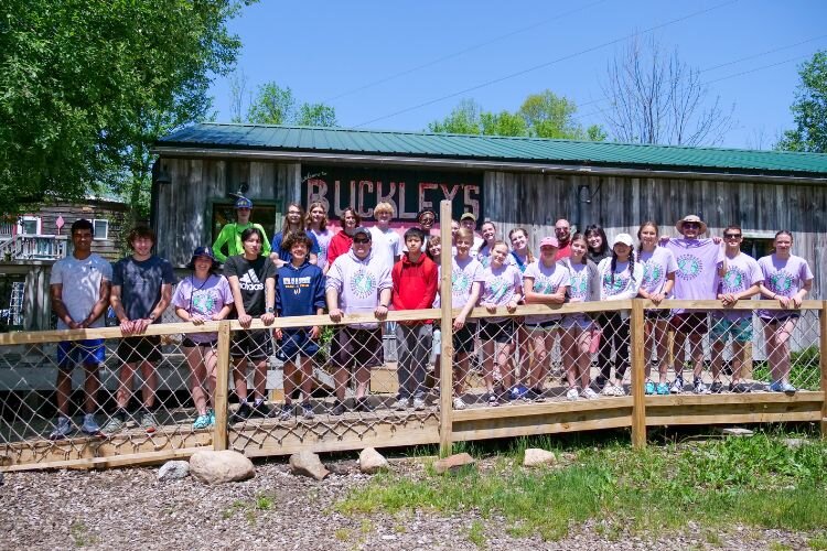 A group of Mt. Pleasant High School students have a field trip on the Chippewa River Wednesday, May 15, 2024