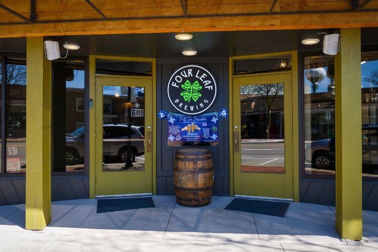 Clare’s only craft beer brewery, Four Leaf Brewing, officially opened its pub and taproom in August of 2015 at 412 N. McEwan Street. Photo Credit: Courtney Jerome / Epicenter Mt. Pleasant