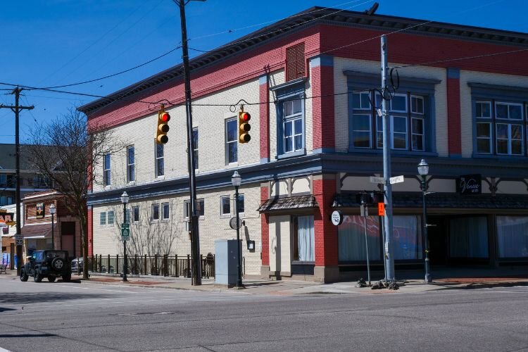 The “500 District” in downtown Clare consists of The Venue 501, an event rental space; the 505 Cafe which offers coffee, cuisine, and cocktails; a modern-day speakeasy called The Trap Door; plus multiple lodging options. Photo Credit: Courtney Jerome