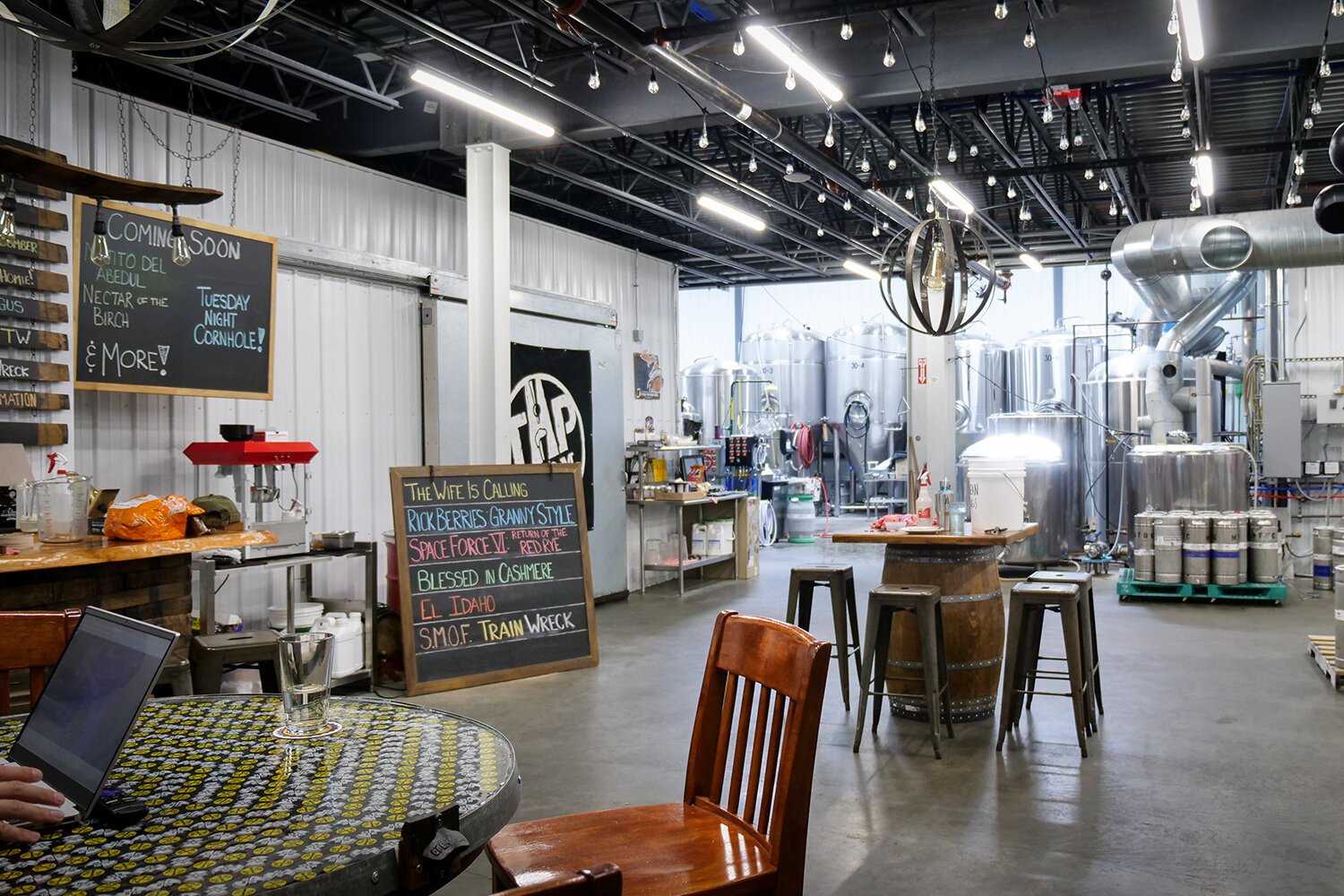 Summit Smokehouse & Tap Room’s new Mug Club Member bar, Shifties Mug Club Taproom. (Photo: Courtney Jerome/Epicenter)