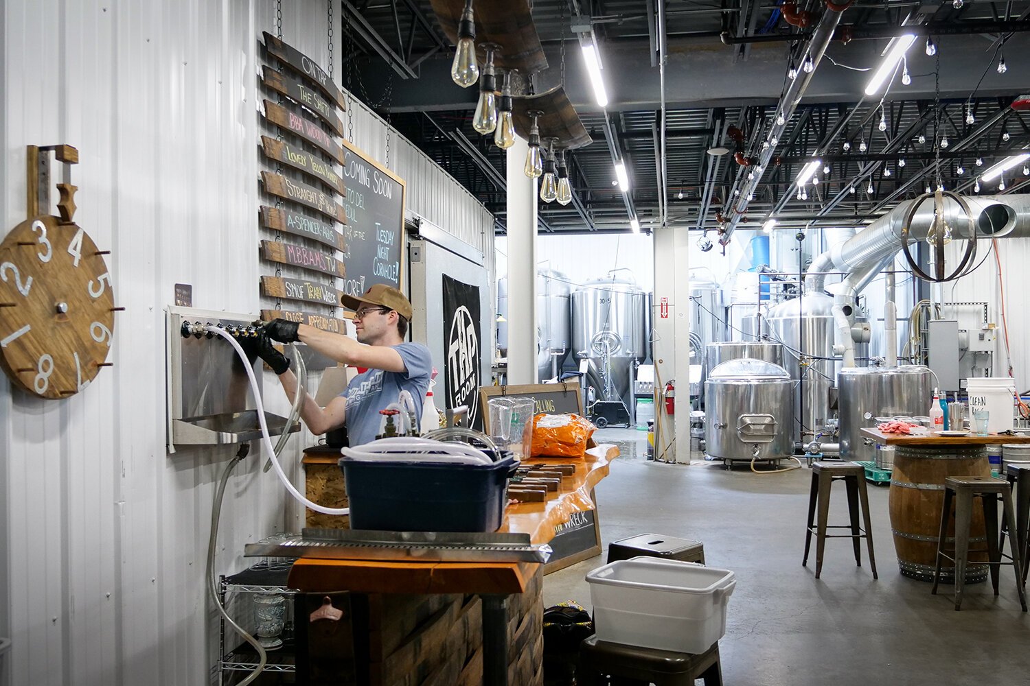 Summit Smokehouse & Tap Room’s new Mug Club Member bar, Shifties Mug Club Taproom. (Photo: Courtney Jerome/Epicenter)