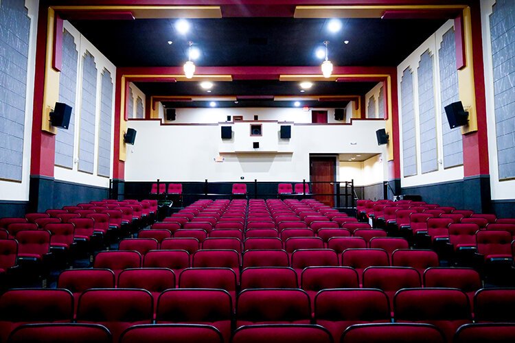 Clare's newly renovated Ideal Theater. (Photo: Courtney Jerome/Epicenter)