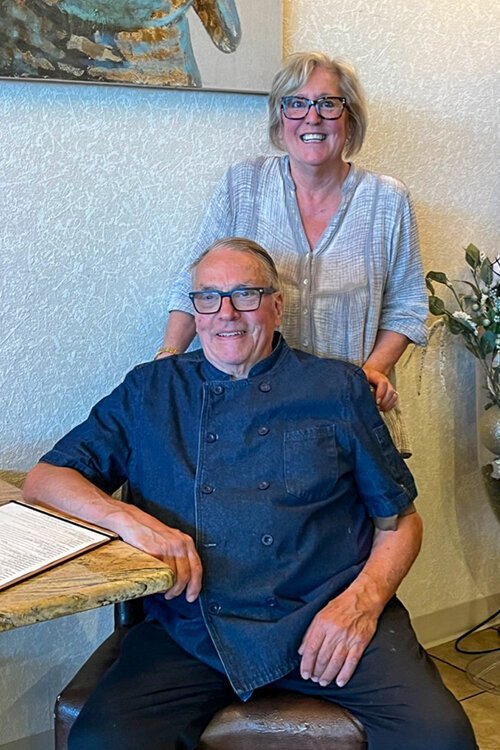 Bill and Cindy Walz, the Yin Yang Chefs at STIR Craft Cocktails & Modern Kitchen. (Photo courtesy of Preston J. Slominski)