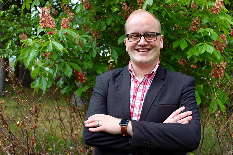 Director Dr. Chad Waldron, CMU Literacy Center in Mt. Pleasant, Michigan. (Photo courtesy of Dr. Chad Waldron)