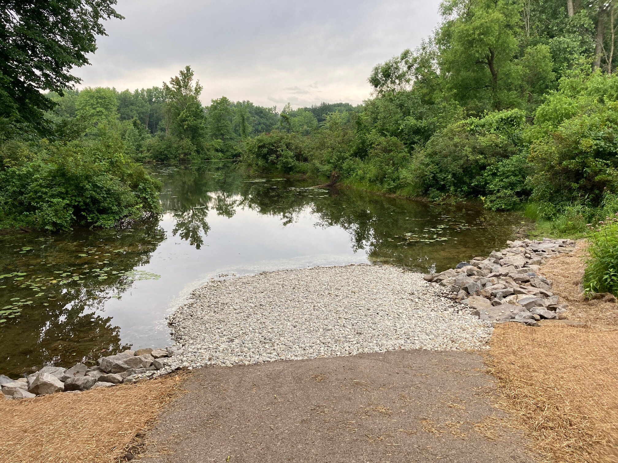 One of the goals of the project is to improve two current canoe launches, add one new canoe launch and repair a large section of eroded riverbank at Deerfield Nature Park.
