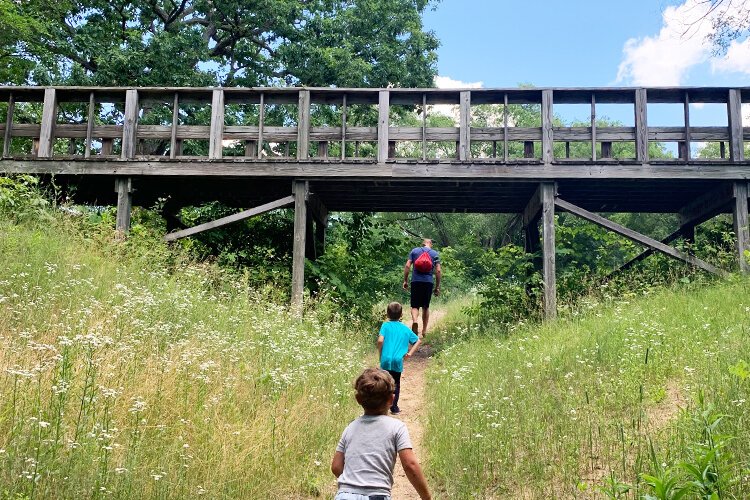 The Jerome family enjoys time in Mt. Pleasant's many parks.