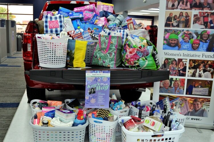 Feminine hygiene products, shampoo, conditioner, deodorant, styling products, shaving cream, razors, lotion, toothbrushes, and toothpaste are some of the requested supplies.