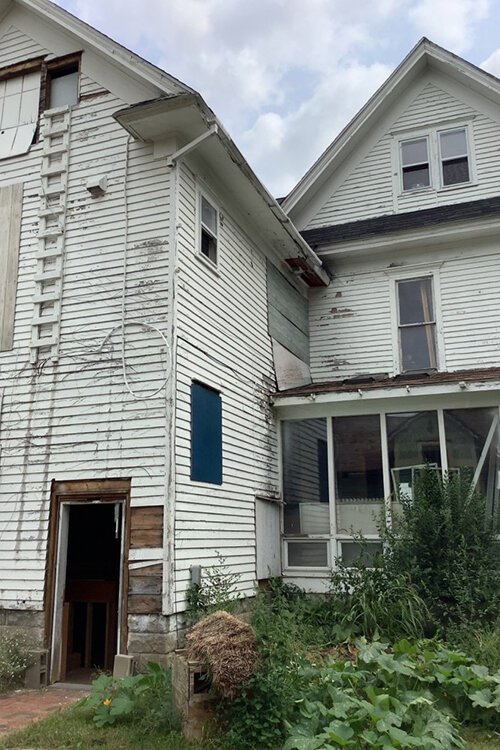 Prior to renovation work.