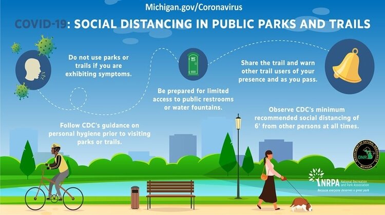 Social distancing is important to remember while enjoying all that Michigan has to offer this fall.