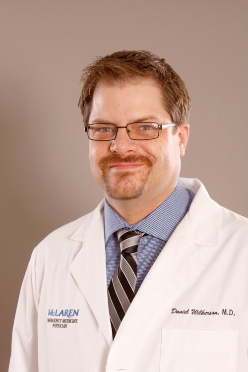 Dr. Daniel Wilkerson, Medical Director for the Emergency Room at McLaren Central Michigan