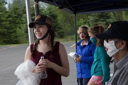 Grace Wolf, 16, volunteers with the Mt. Pleasant Area Community Foundation’s Youth Advisory Committee