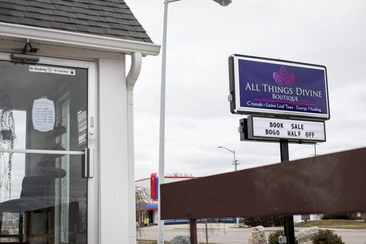 All Things Divine is a locally-owned metaphysical and spiritual store located on S. Mission St. in Mount Pleasant.