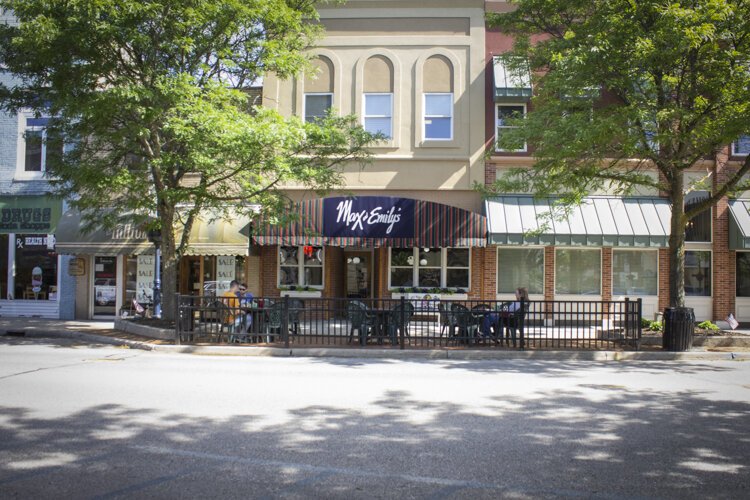 Driving by Max & Emily’s and talking about the Summer Concert Series are common during Campbell and Fuller’s tours.