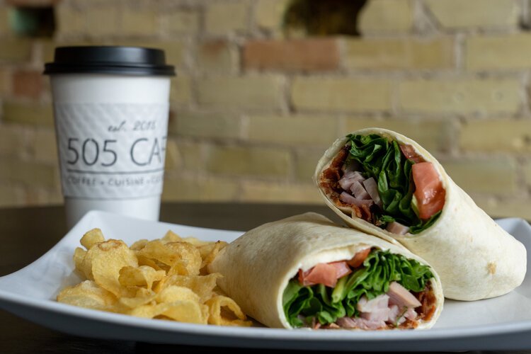 The 505 Cafe has quickly adapted to accommodate takeout orders, curbside pickup, and, depending on the day, they are able to provide delivery options as well.