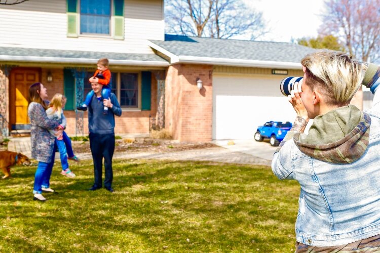 The portraits offer a glimpse of American family life during a global pandemic.