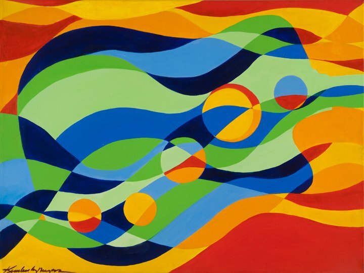 Musical inspired artwork by Kimberly Megoran.