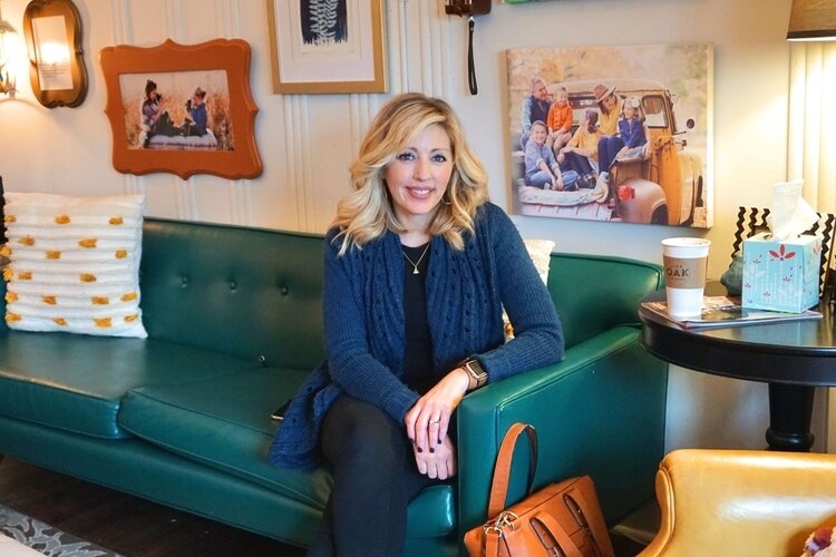 Renee Deckrow, local developer and owner of TheAshman Plaza and Live Oak Coffeehouse in Midland and Bay City.