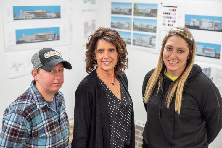 Dimercurio, Tait and Parks are part of the growing number of women involved in the construction industry.