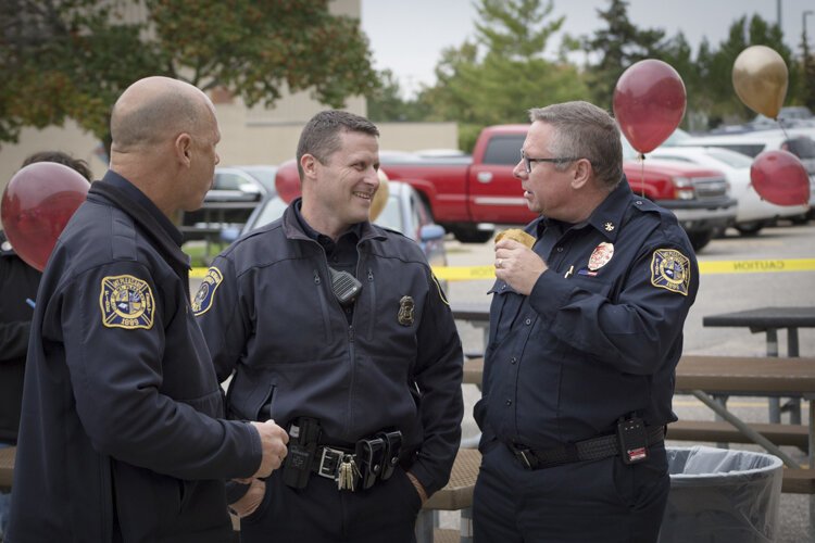 Members of various law enforcement and public safety agencies are comfortable with each other, as they all work closely together and collaborate on everything from training to criminal investigations.