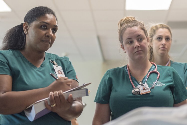 Like many community colleges, Delta College's nursing program has articulation agreements with 4-year programs to help encourage nurses to continue their education.