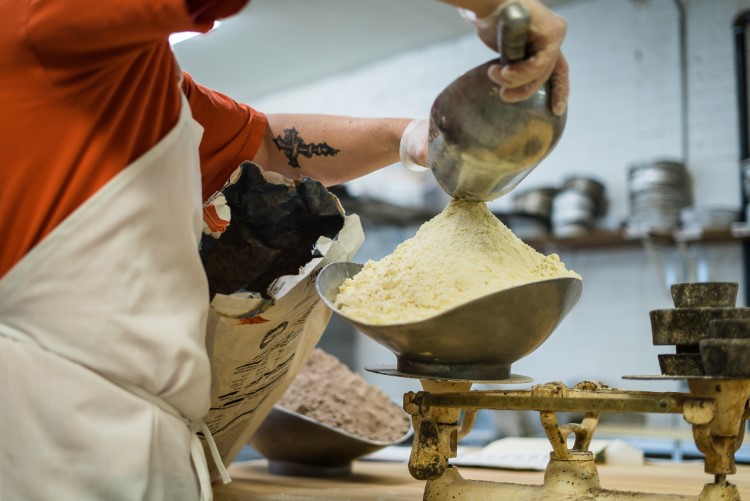 On a slow day, Cops and Doughnuts will produce 400-500 dozen and a busy day will warrant over 1,000 dozen.