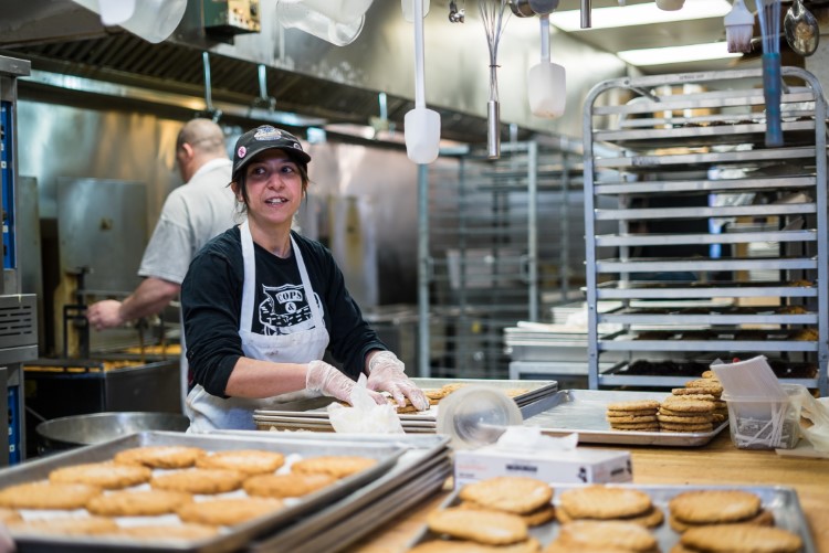 Getting ready for the day behind the scenes at Cops & Doughnuts in Clare.