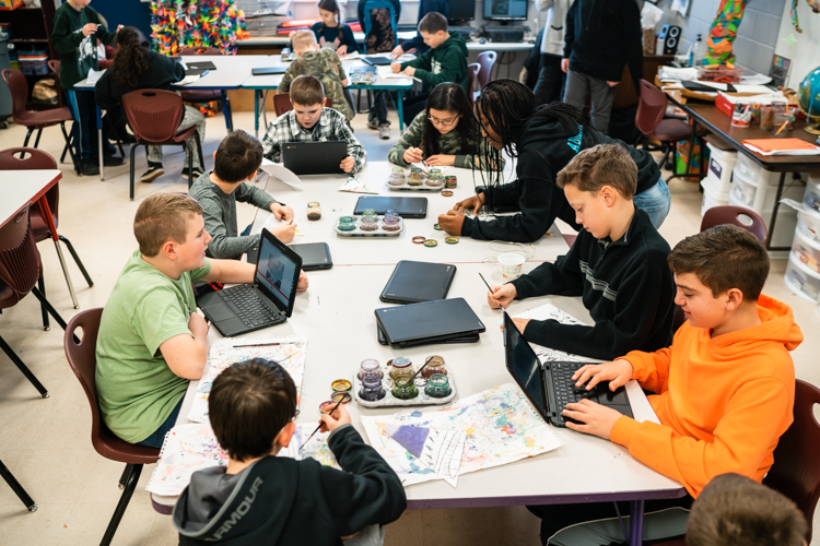 At Renaissance Academy technology is integrated into a learning environment that prioritizes social and emotional development alongside academics