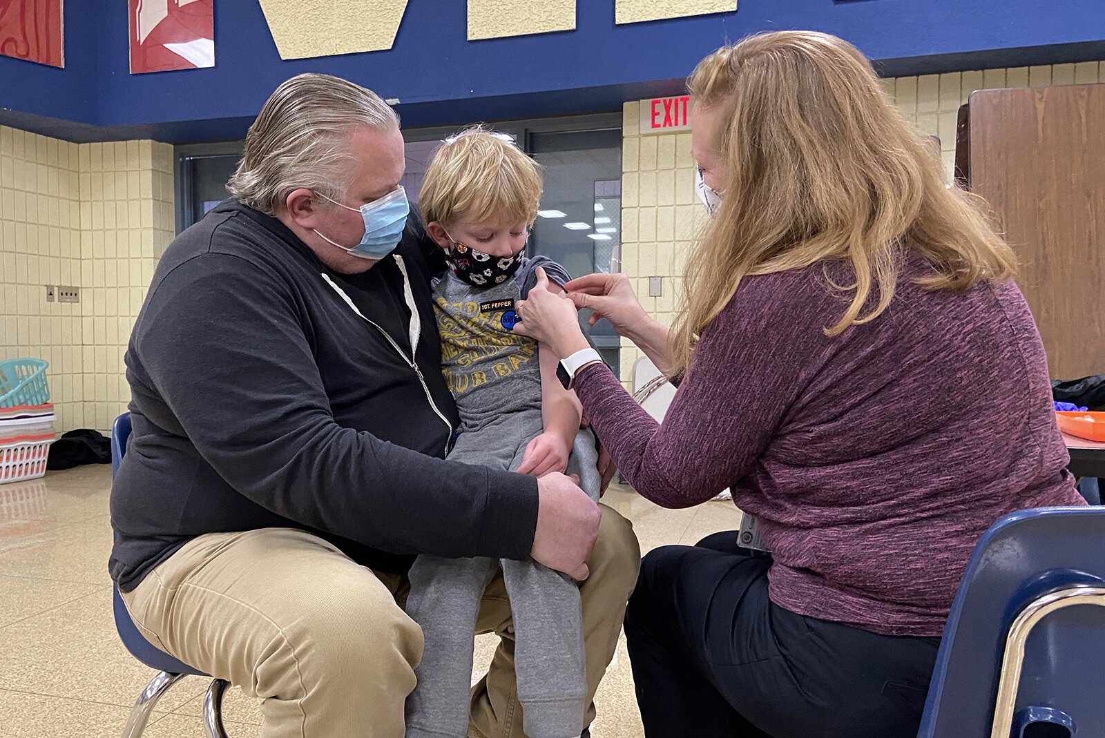 An Ottawa County Department of Public Health children's vaccination event.