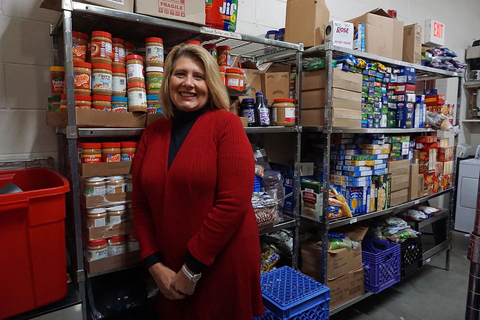 Heidi Tracy at Hidden Harvest and East Side Soup Kitchen in Saginaw.