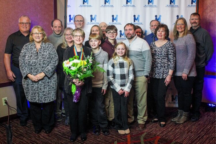 Ruth Helwig was announced as 2024’s Outstanding Citizen of the Year from the Mt. Pleasant Area Chamber of Commerce.