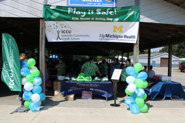 ICCU and MyMichigan Health partner for “Play It Safe! Kids’ Health and Safety Day” on August 9.