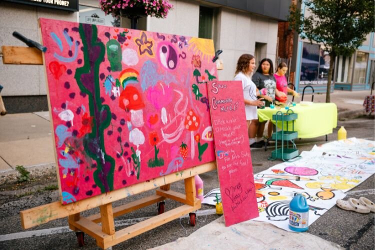 For Art's Sake art market in 2024.