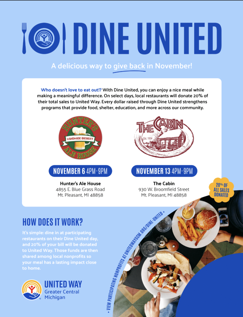 November Events Mt. Pleasant