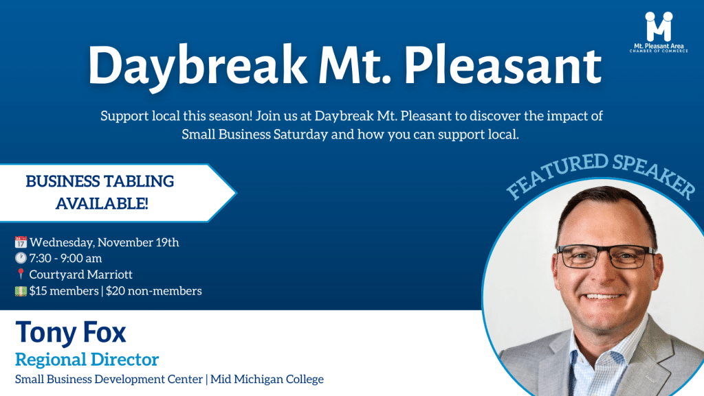 November Events Mt. Pleasant