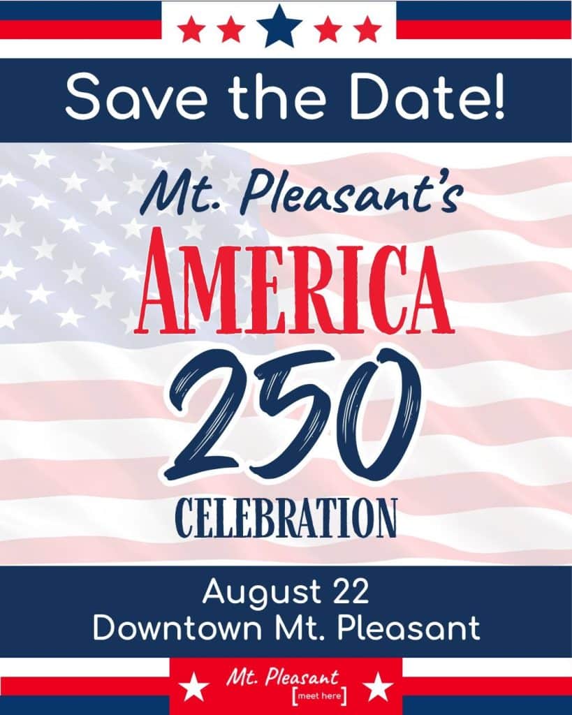 Mt. Pleasant Events August 2026