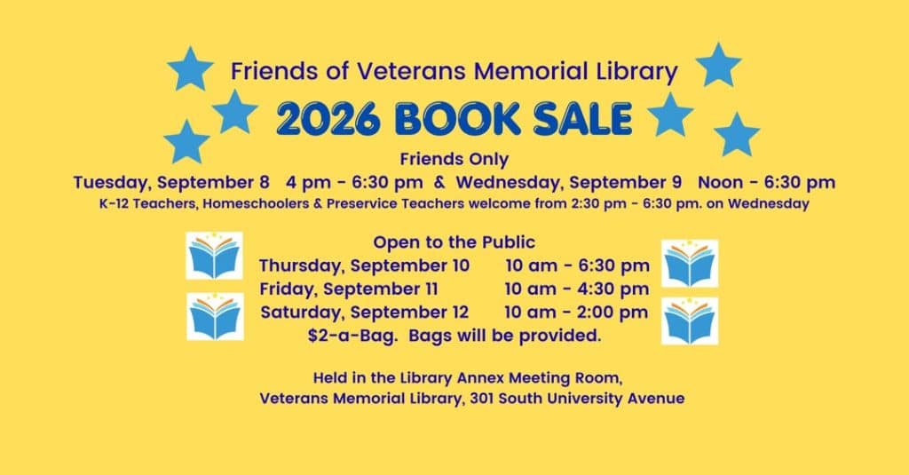 Mt. Pleasant Events September 2026
