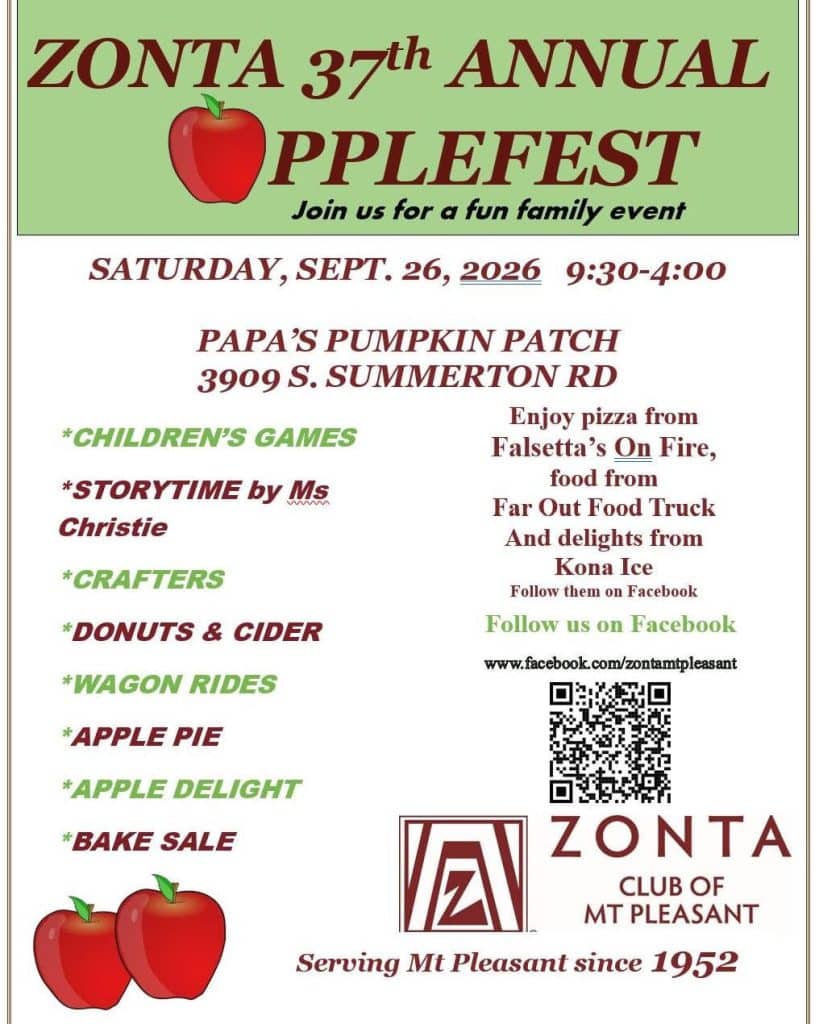 Mt. Pleasant Events September 2026
